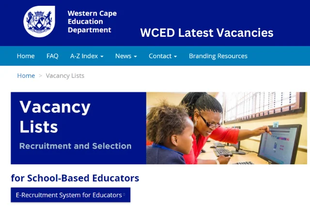 How to Apply for Western Cape Education Department (WCED) Vacancies