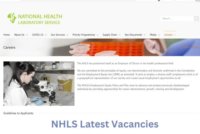 How to Find and Apply for NHLS Vacancies in South Africa