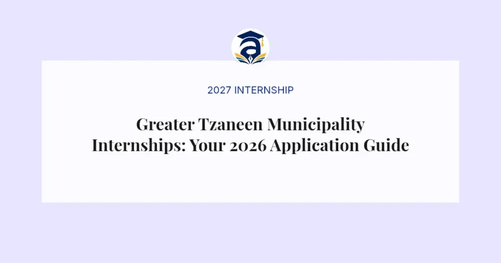 Greater Tzaneen Municipality Internships: Your 2026 Application Guide