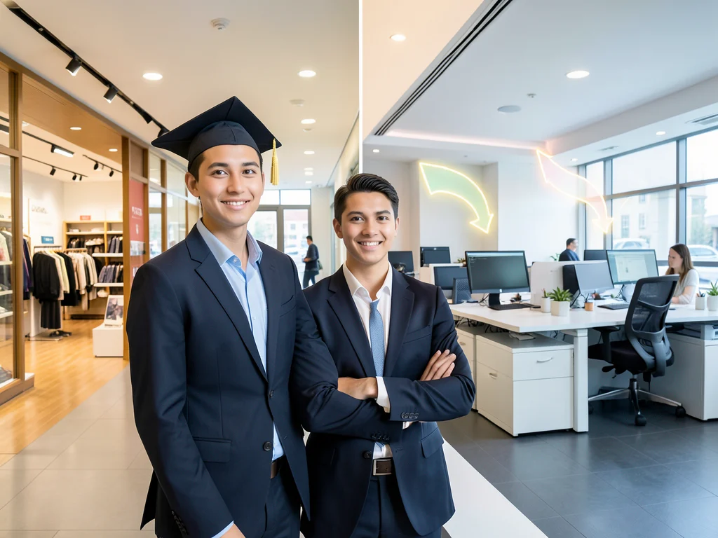 Graduate at crossroads, path to retail HR career
