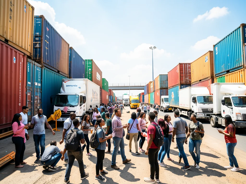 DHL Group graduates gaining logistics experience in Johannesburg.