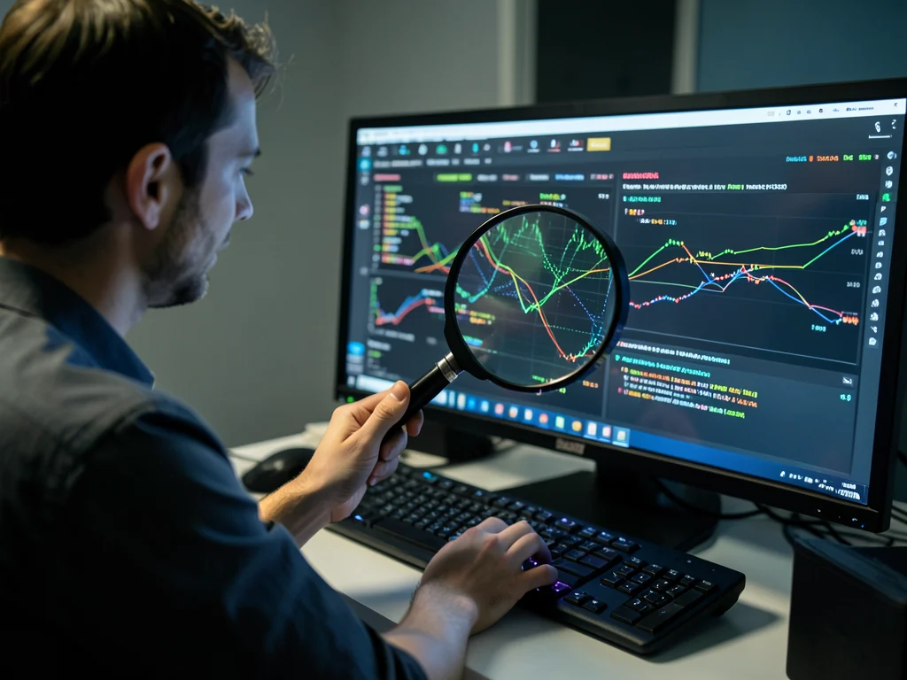 Cybersecurity analyst monitoring security alerts and network traffic for threats.
