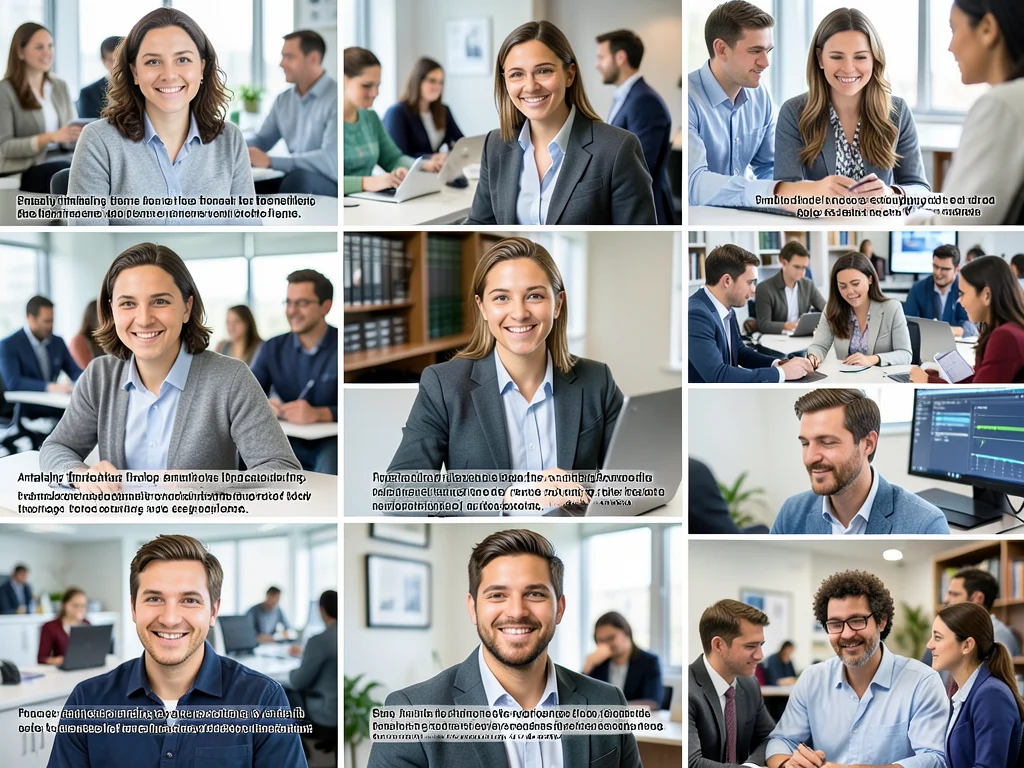 Diverse student profiles emphasizing key skills for the internship.