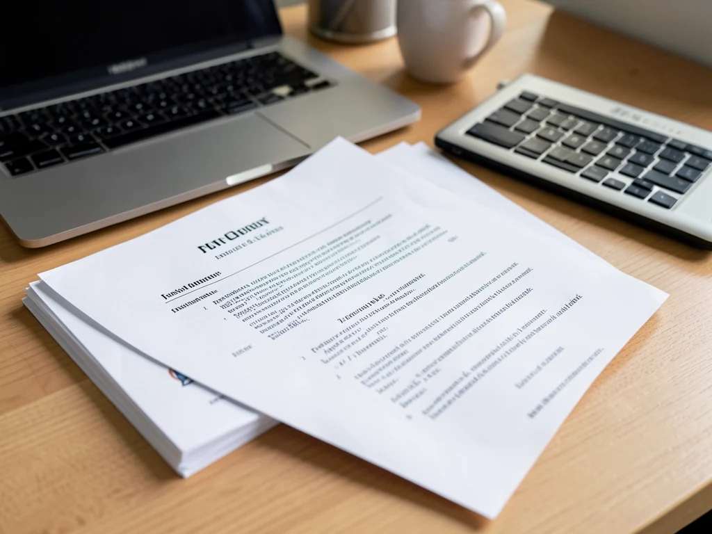 Collection of application documents: resume, transcripts, and letter of recommendation.