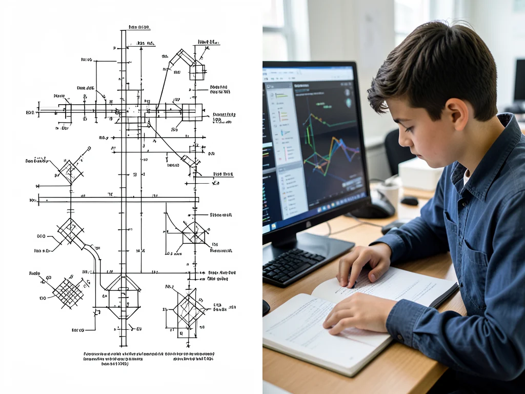 Engineering principles and problem-solving illustration.