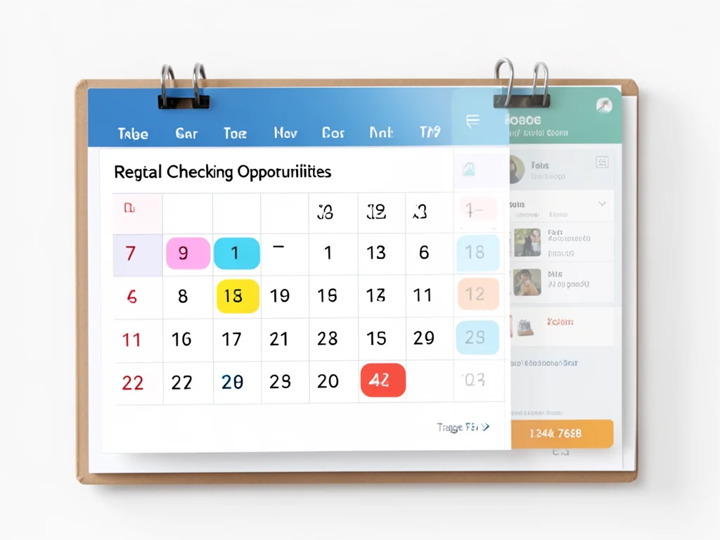 Calendar graphic indicating the importance of regularly checking for new job opportunities.