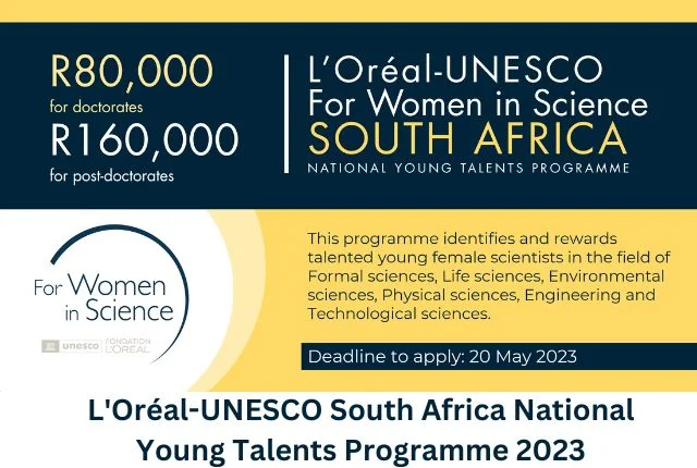 L'Oréal-UNESCO South Africa: Young Talent Program for Women in Science