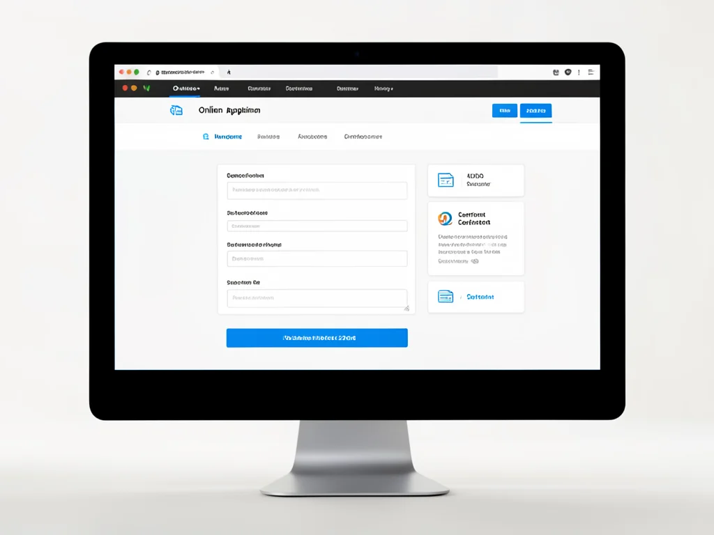 Visual representation of the online application steps for the College of Cape Town learnership.