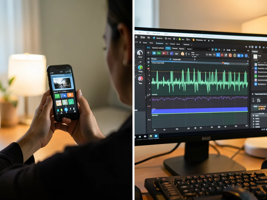 Examples of application materials for the SMU FM Radio Talent Search, including audio demos and technical portfolios.