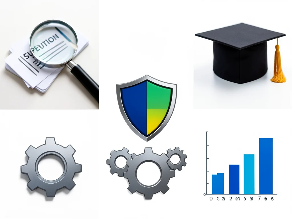 Icons representing various potential areas of exposure within the FSCA learnership programme.